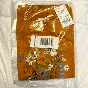 Yellow Flowered Long Tee